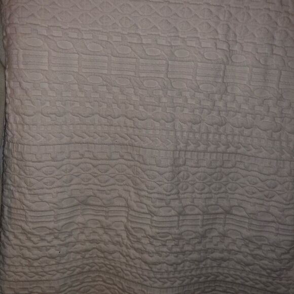 Women's Merona Cream & Grey Quilted Sweater - Picture 4 of 7